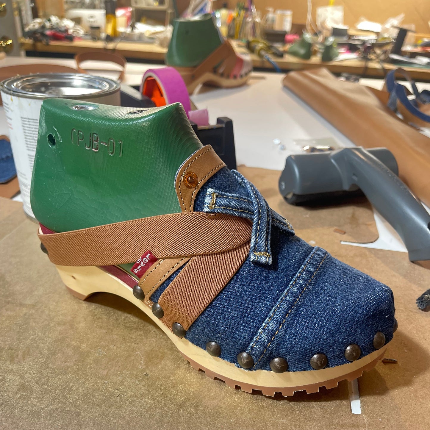 BEATRICE CLOG - Recycled Denim