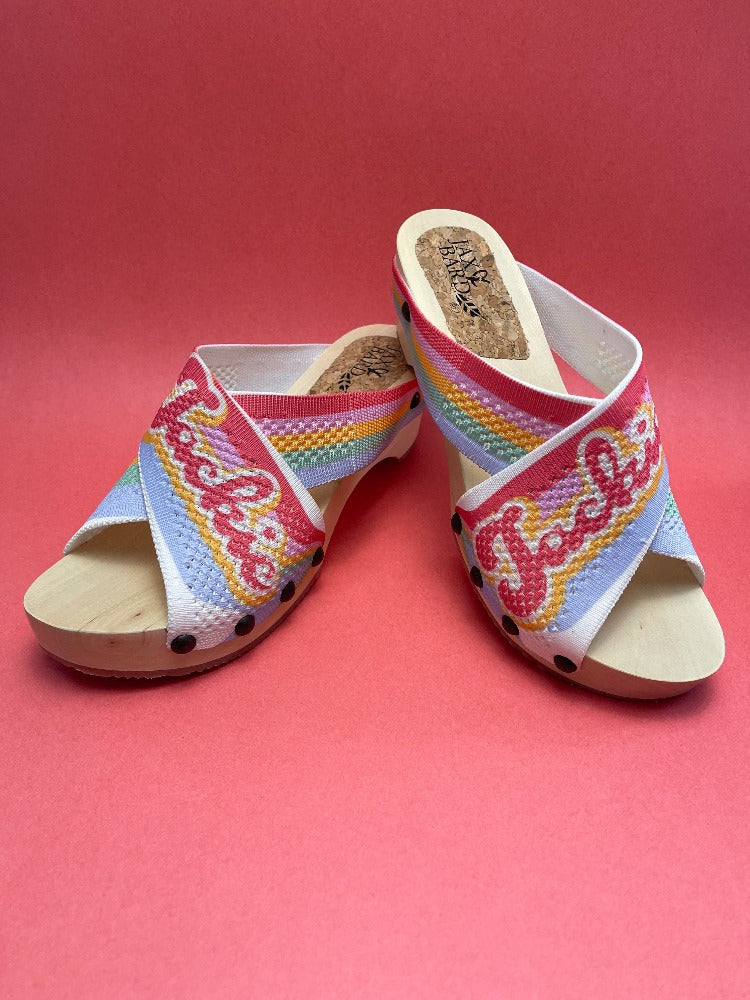 Libby Hill In The Groove Platform Clog Sandals