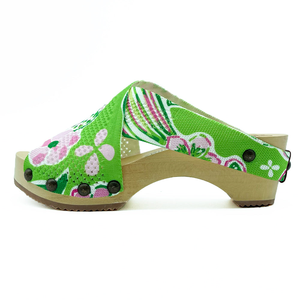 Libby Hill Green Day Platform Clog Sandals