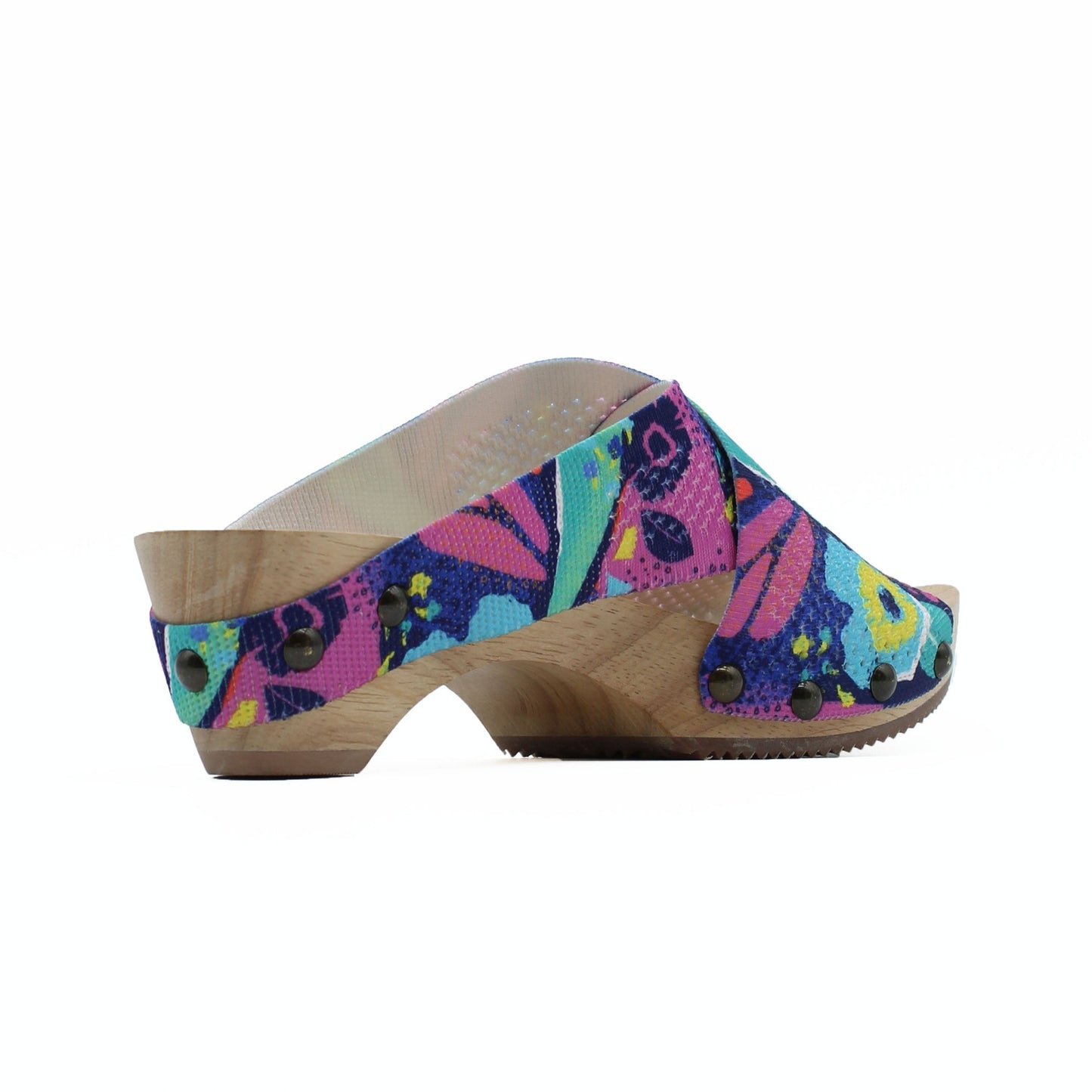 Libby Hill Midnight Garden Platform Clog Sandals